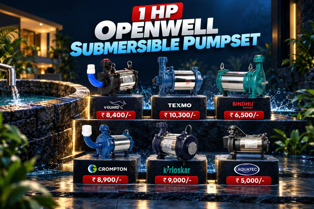 1 Hp Openwell Submersible pumpset