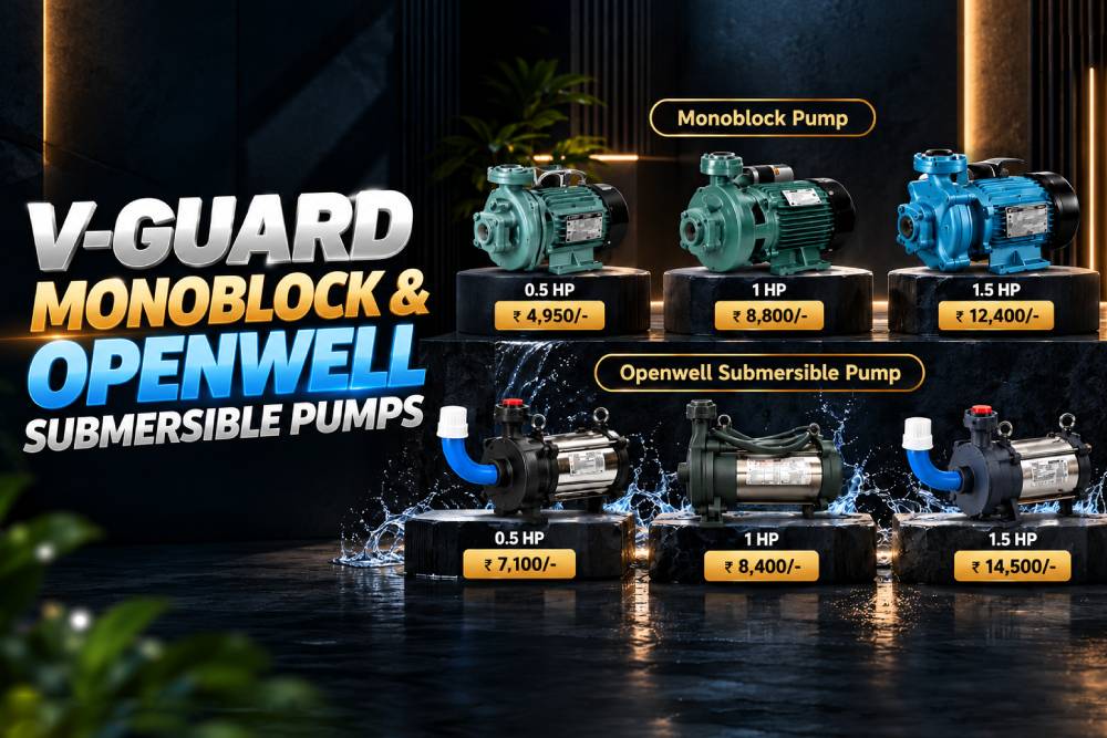 Comparison of Vguard Monoblock and Openwell submersible pump