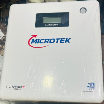 Microtek I Lithium 1500 SW 1100VA/925W Lithium Inverter with 1280Wh 12.8V Li-Ion Battery, More Than 12-Year Life for Home, Office & Shop
