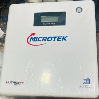 Microtek I Lithium 1500 SW 1100VA/925W Lithium Inverter with 1280Wh 12.8V